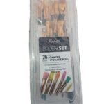 Pennelli Brush Set ( 26 Piece with Canva Storage Roll)